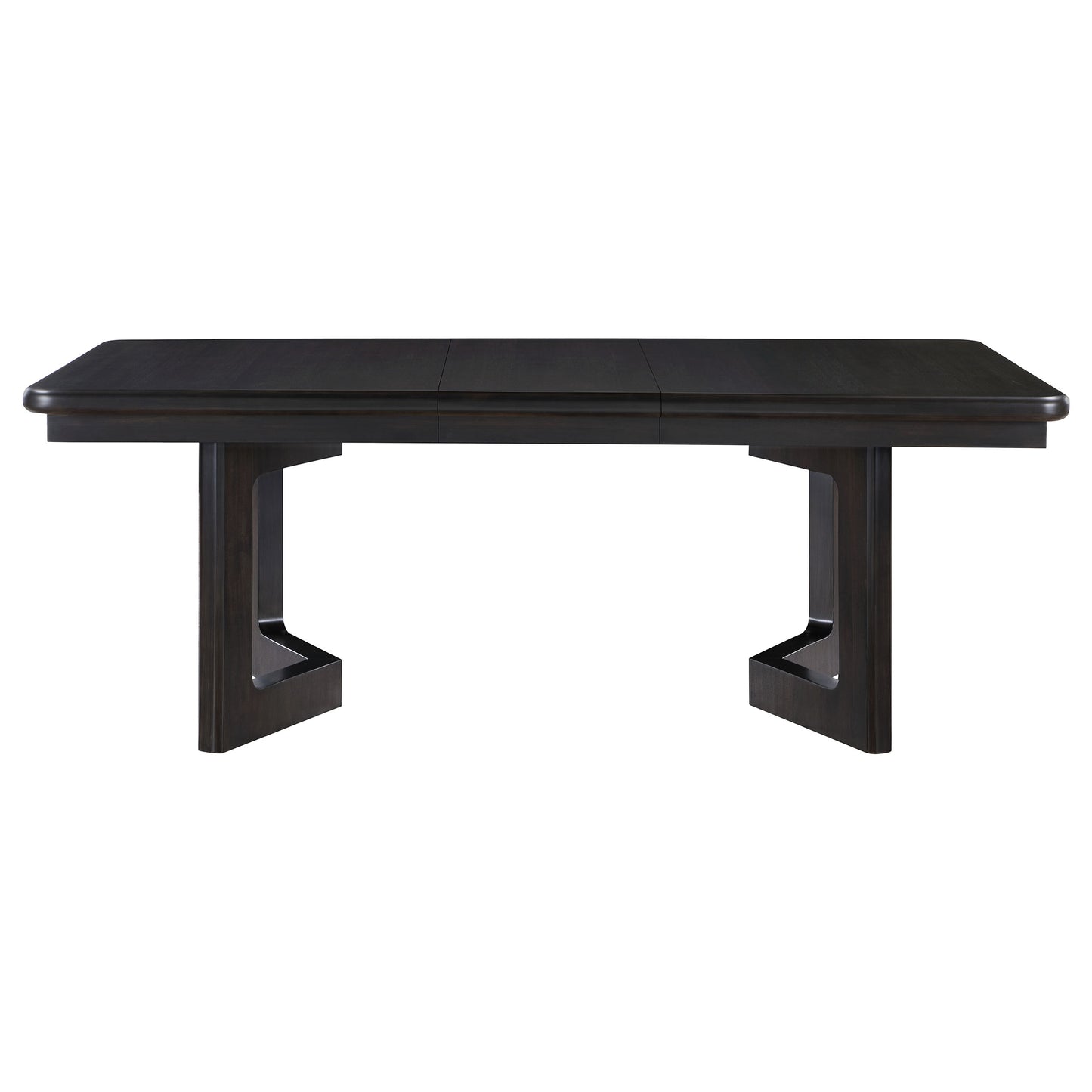 victoria 84-inch extension leaf dining table acacia brown