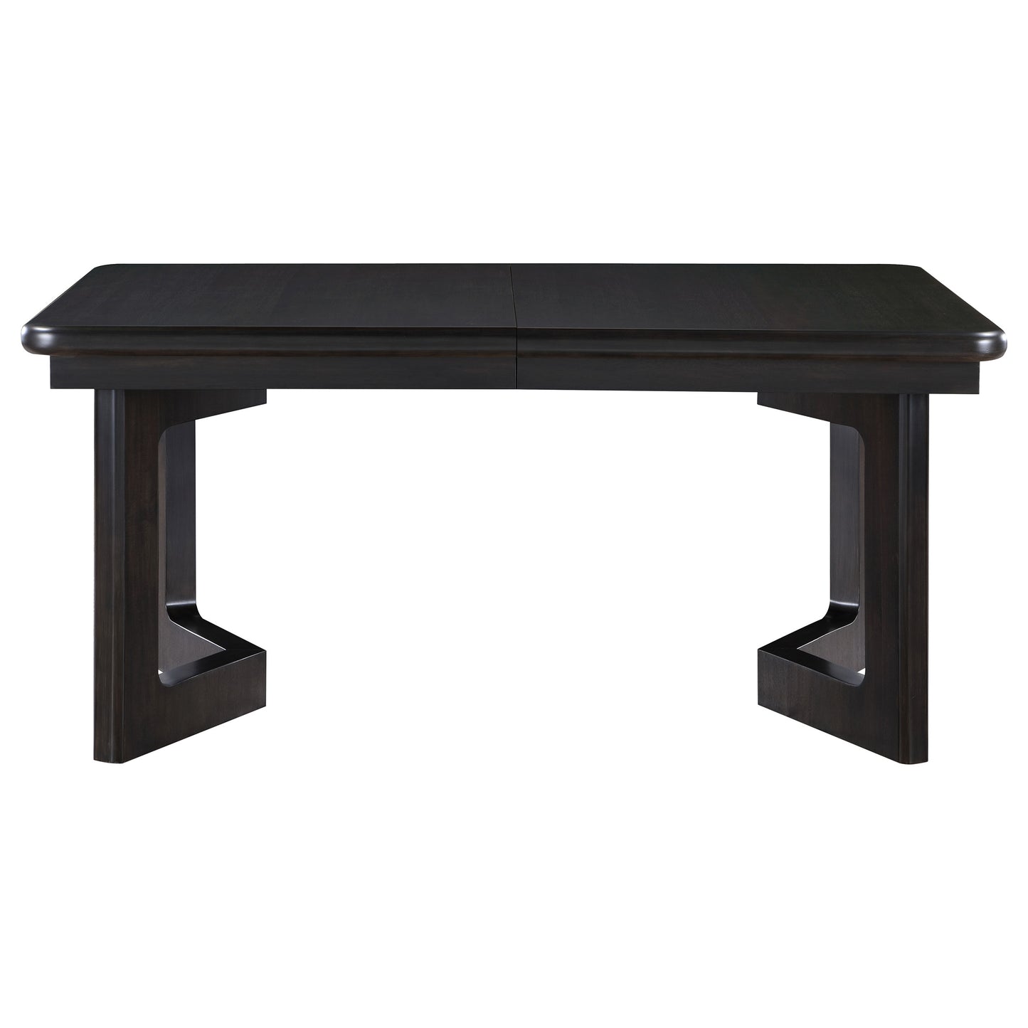 victoria 84-inch extension leaf dining table acacia brown