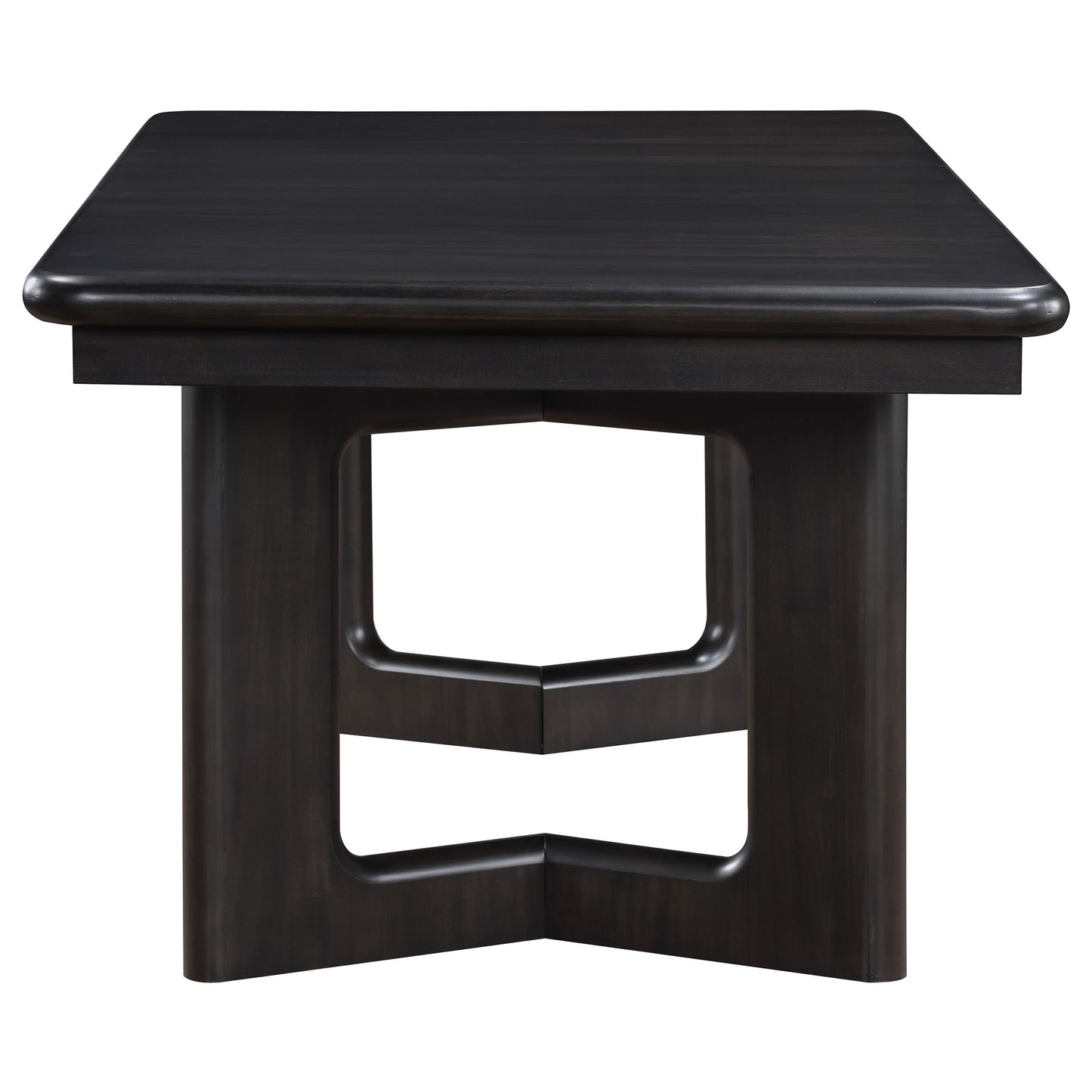 victoria 84-inch extension leaf dining table acacia brown