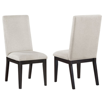 Ashford Upholstered Dining Side Chair Cream (Set of 2)Cream