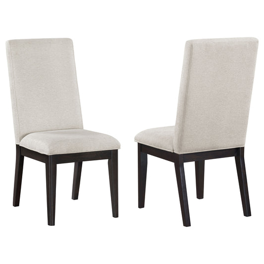 Victoria Upholstered Dining Side Chair Cream (Set of 2)