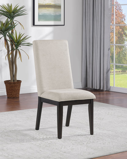 Ashford Upholstered Dining Side Chair Cream (Set of 2)Cream