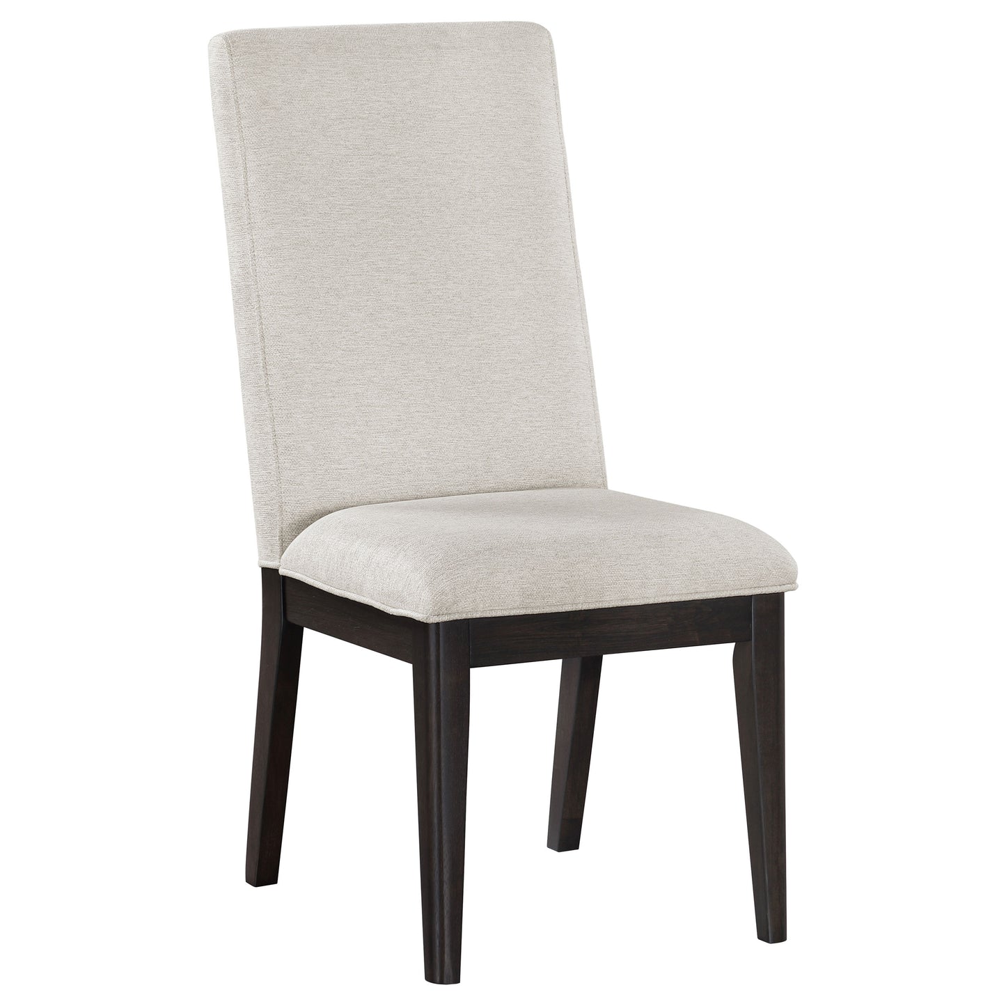 ashford upholstered dining side chair cream (set of 2)cream