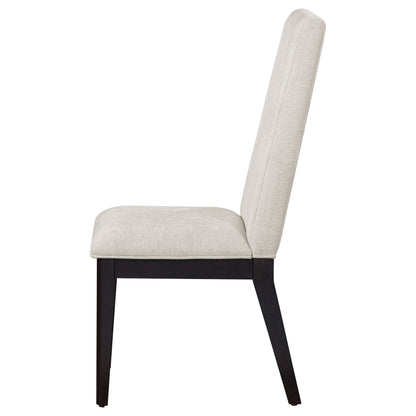 Ashford Upholstered Dining Side Chair Cream (Set of 2)Cream