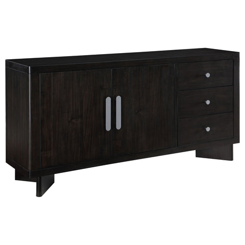 Ashford 3-drawer Sideboard Buffet Cabinet Acacia BrownAcacia Brown