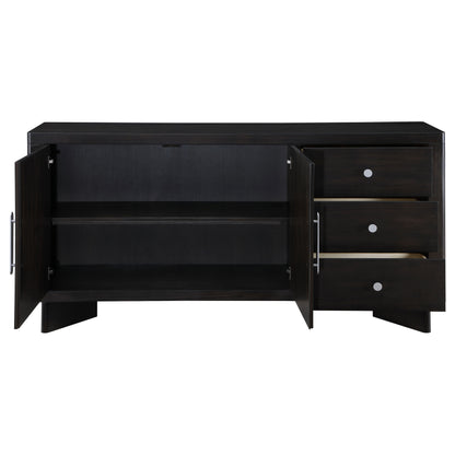 Victoria 3-drawer Sideboard Buffet Cabinet Acacia Brown