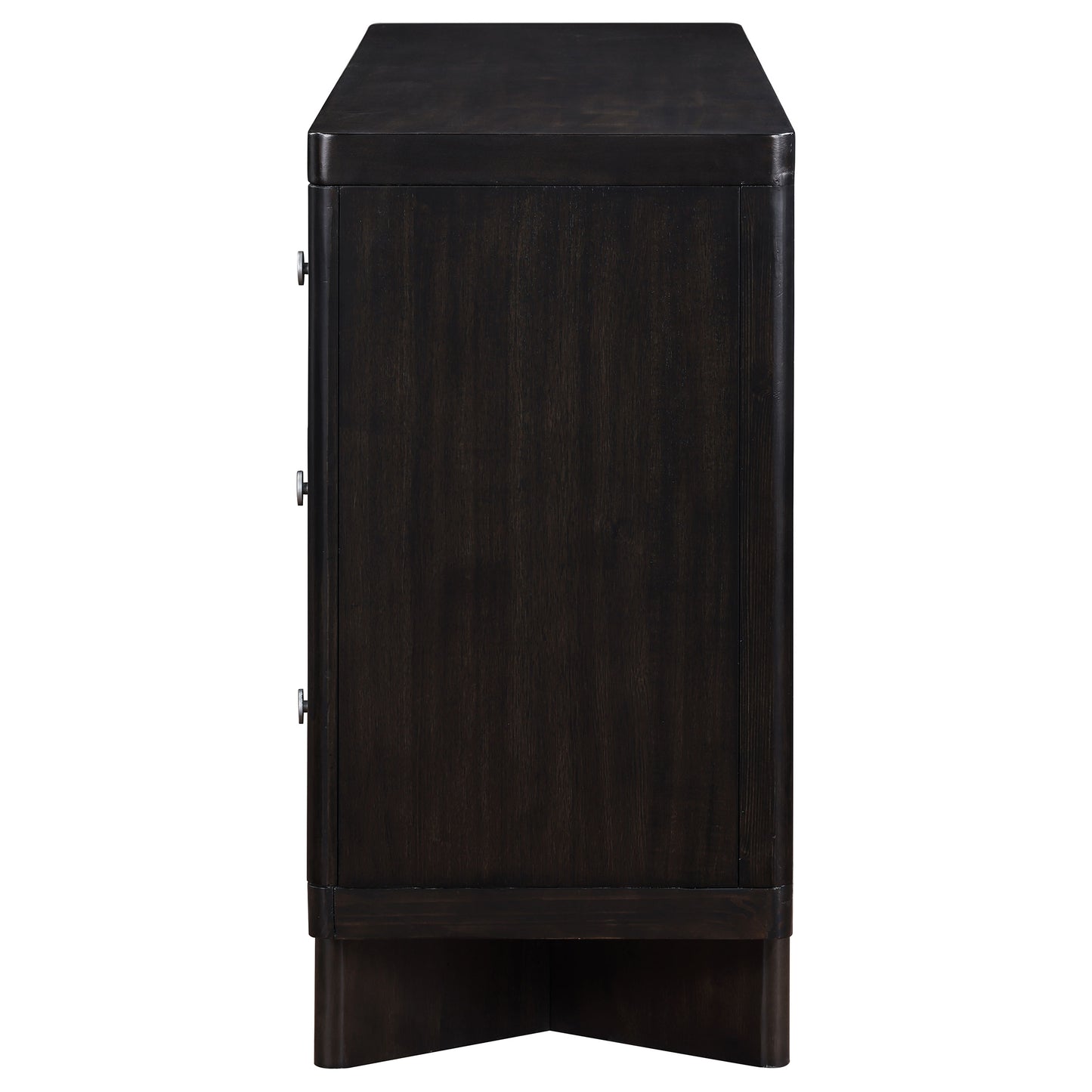 victoria 3-drawer sideboard buffet cabinet acacia brown