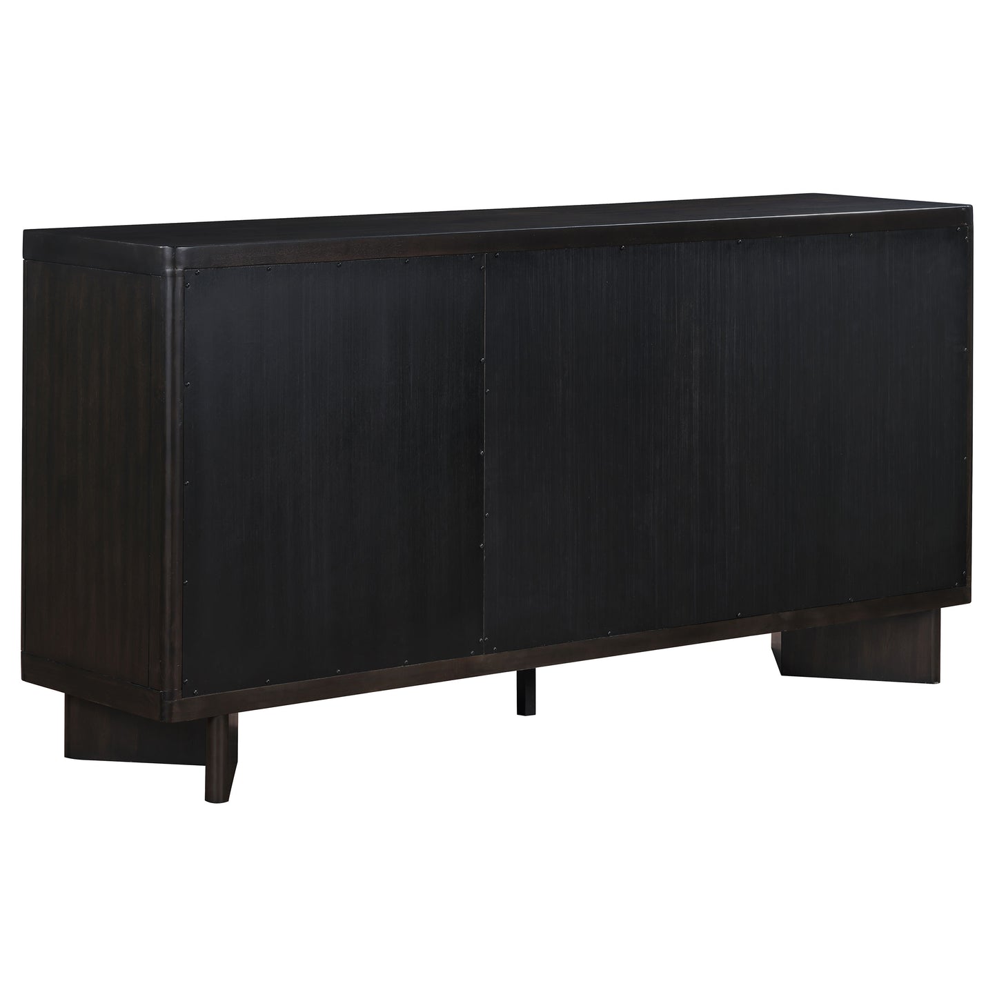 victoria 3-drawer sideboard buffet cabinet acacia brown