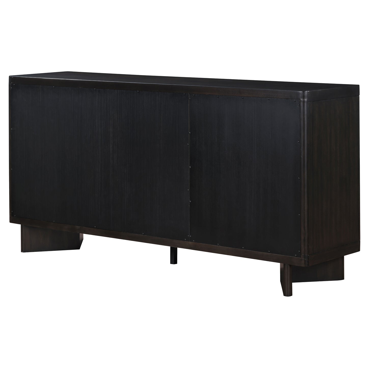 victoria 3-drawer sideboard buffet cabinet acacia brown