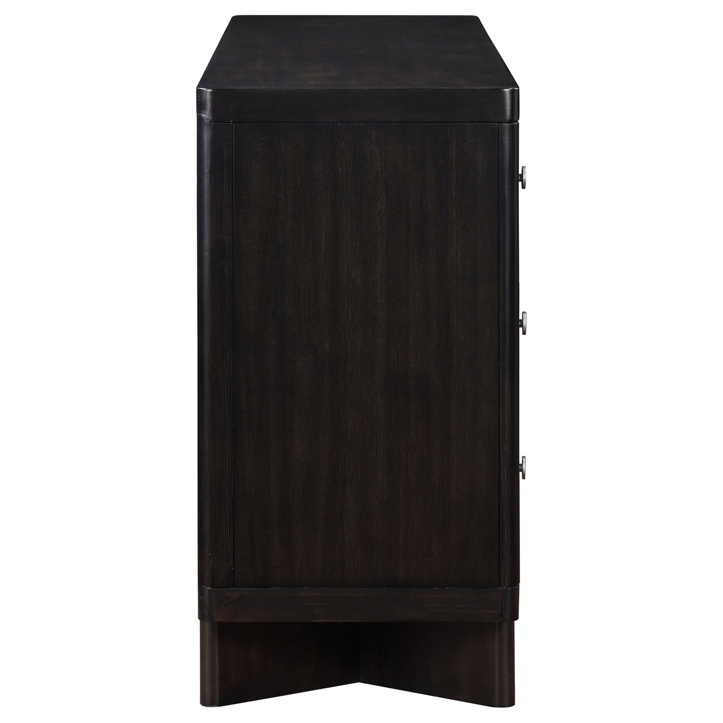 victoria 3-drawer sideboard buffet cabinet acacia brown