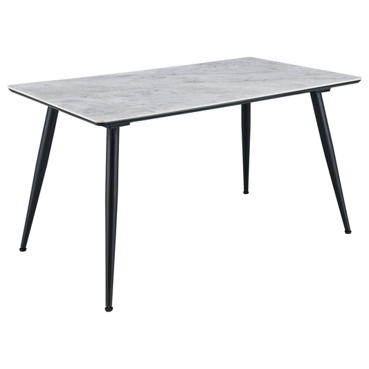 Stonenesse Rectangular 55-inch Ceramic Top Dining Table Grey