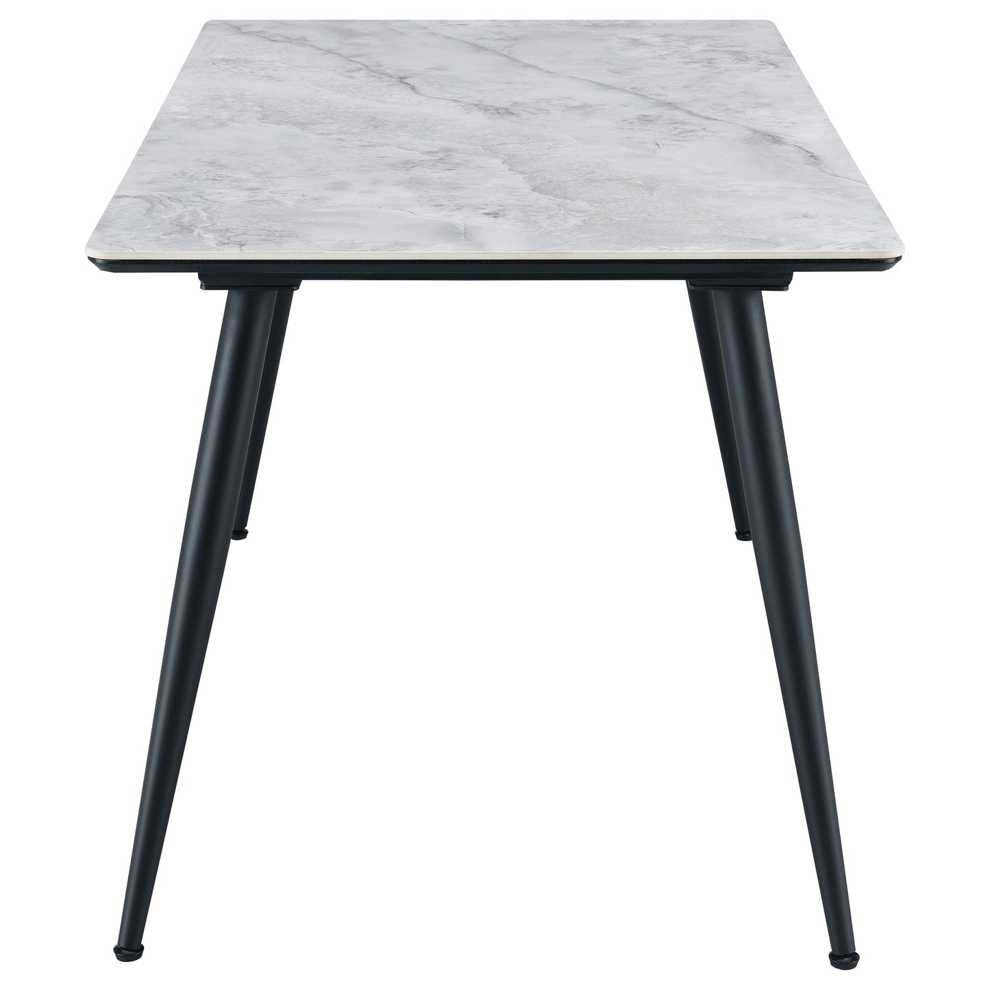 stonenesse rectangular 55-inch ceramic top dining table grey