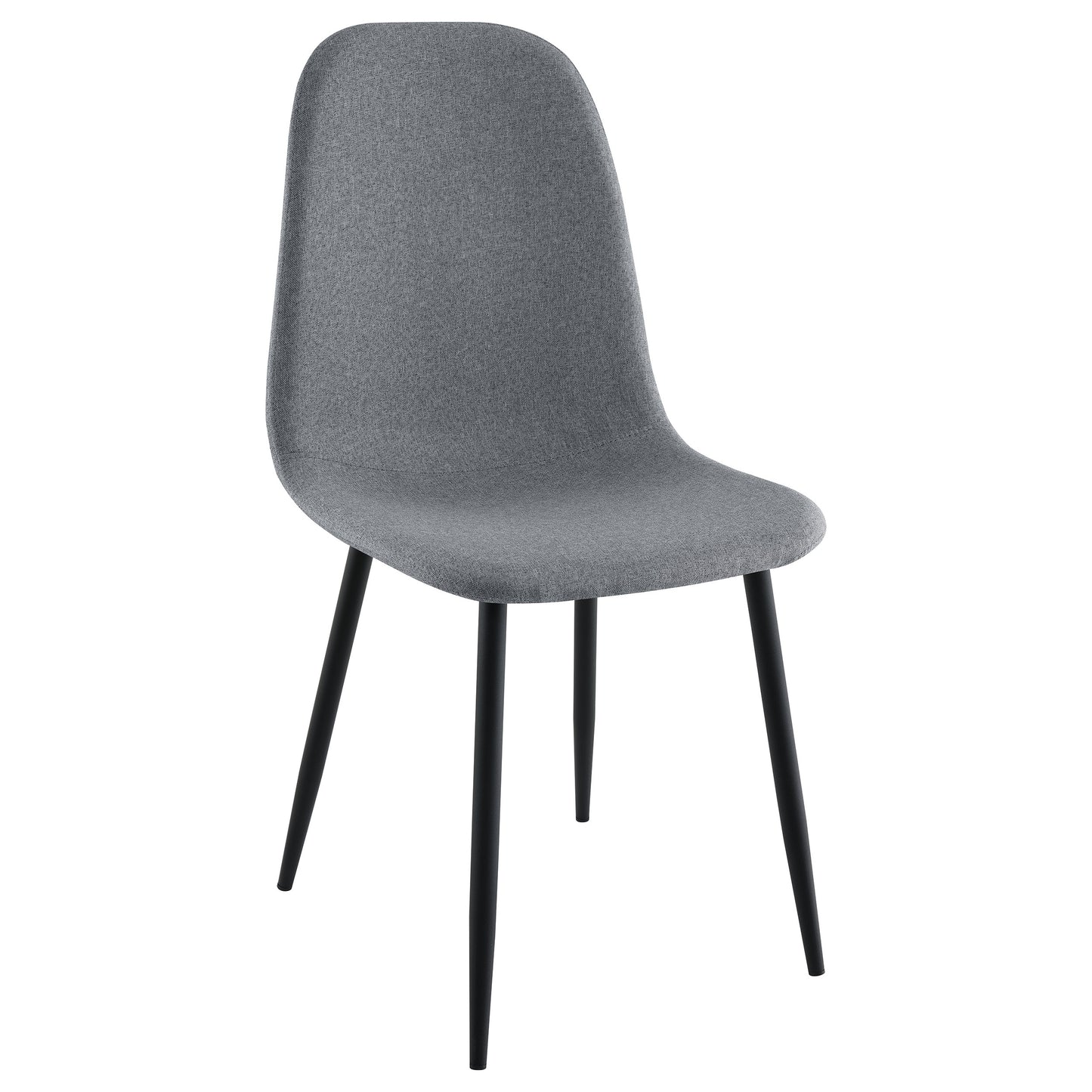 stonenesse upholstered dining side chair grey (set of 4)