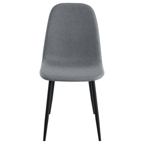 Samantha Upholstered Dining Side Chair Grey (Set of 4)Grey