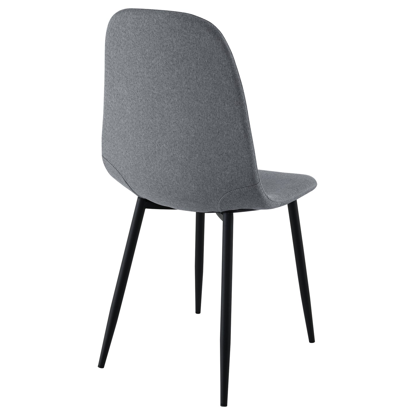 stonenesse upholstered dining side chair grey (set of 4)