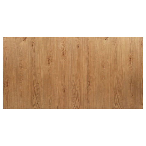 Shirley 76-inch Extension Leaf Dining Table Natural Brown