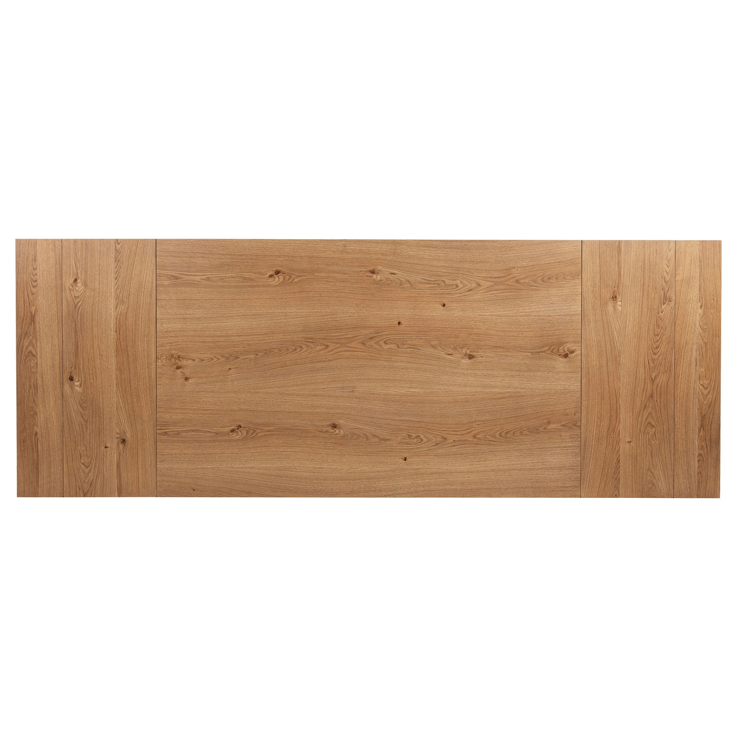 shirley 106-inch extension leaf dining table natural brown