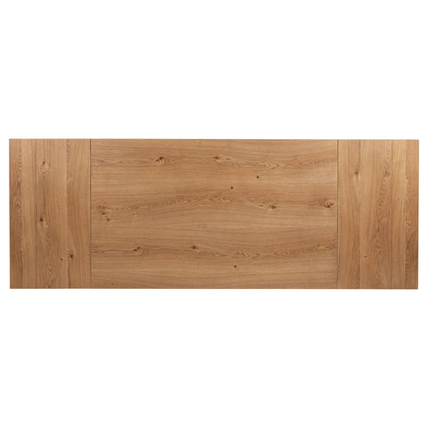 Shirley 106-inch Extension Leaf Dining Table Natural Brown