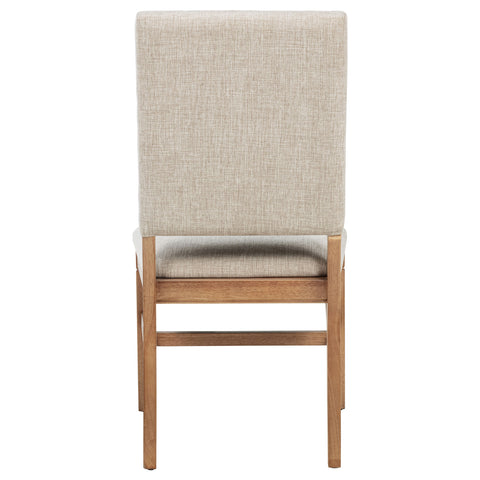 Shirley Upholstered Dining Side Chair Beige (Set of 2)