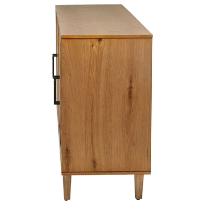 Shirley 4-door Sideboard Server with Dual Drawers Natural