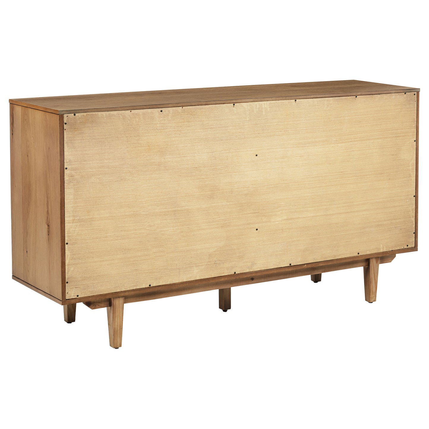 shirley 4-door sideboard server with dual drawers natural