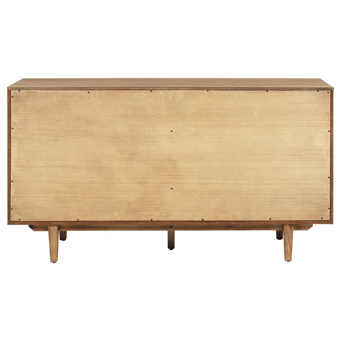 shirley 4-door sideboard server with dual drawers natural