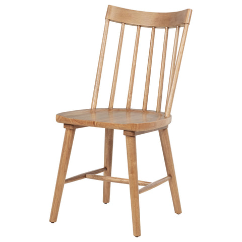 Shirley Solid Wood Dining Side Chair Brown (Set of 2)