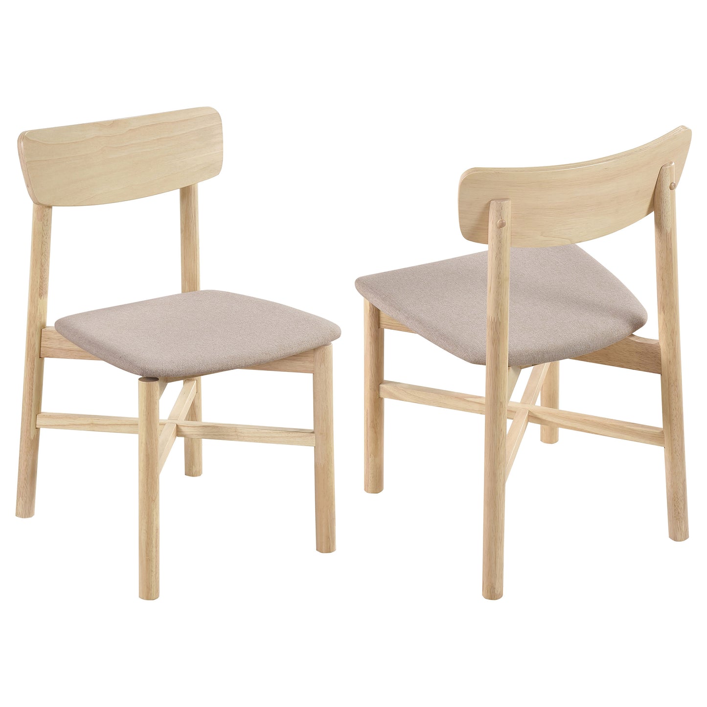 storey dining side chair white washed (set of 2)white washed