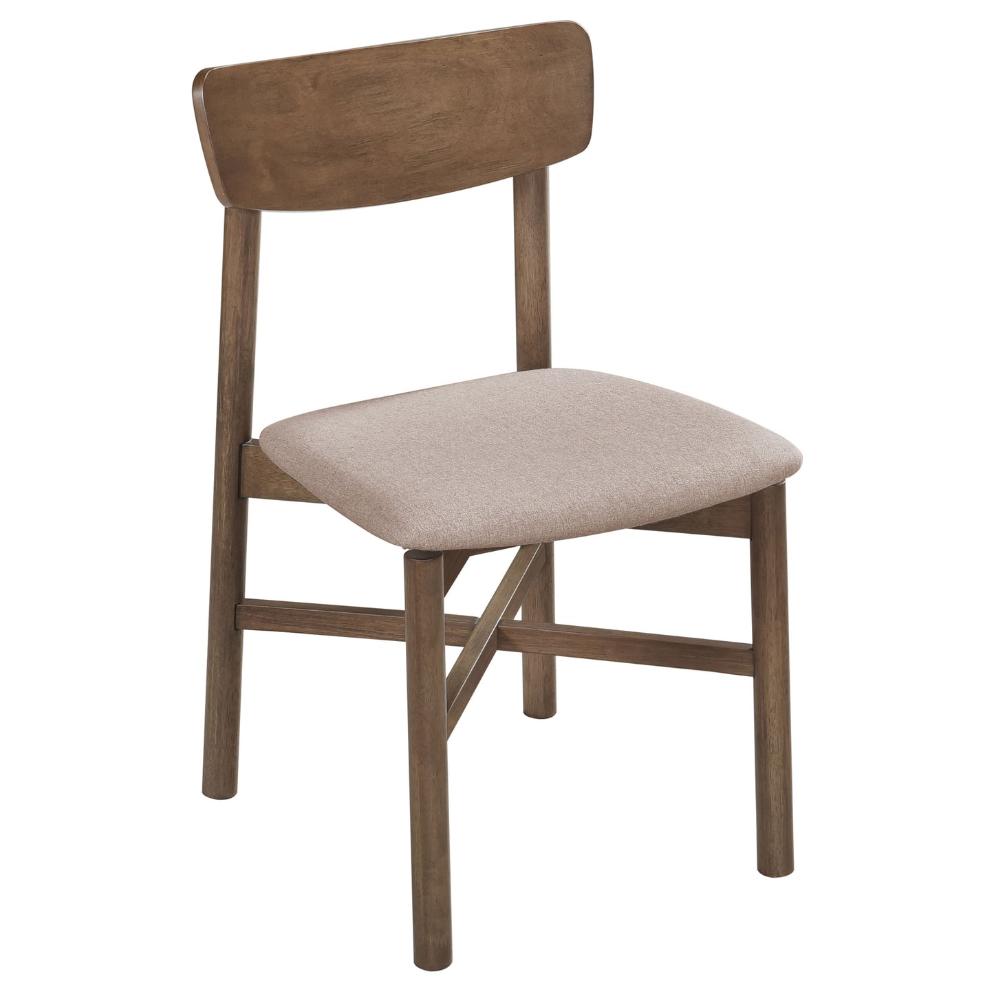 storey dining side chair natural walnut (set of 2)natural walnut