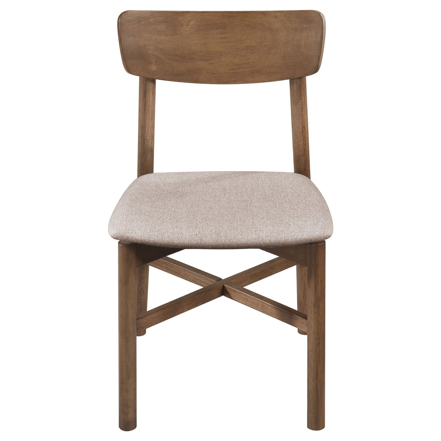 storey dining side chair natural walnut (set of 2)natural walnut