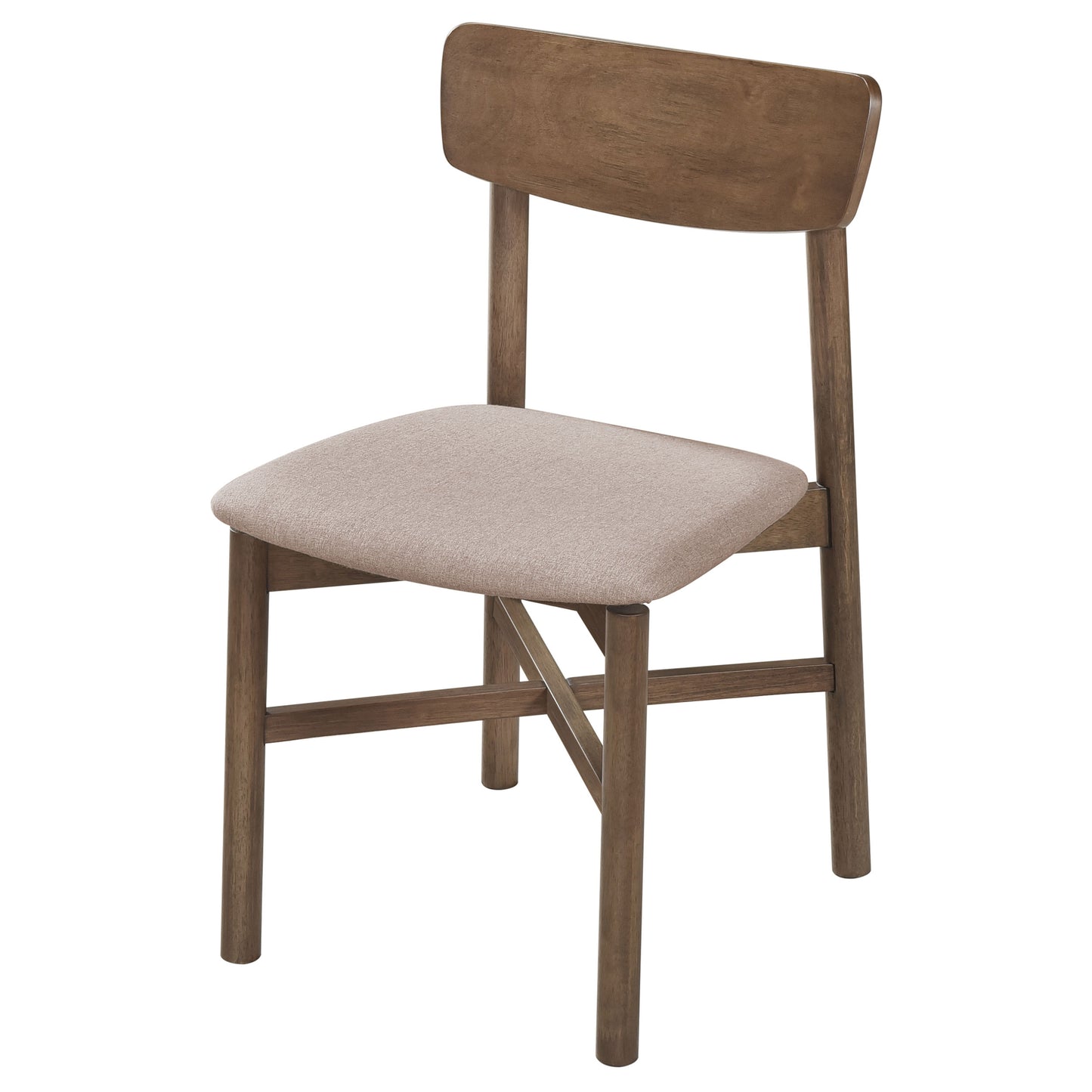 storey dining side chair natural walnut (set of 2)natural walnut