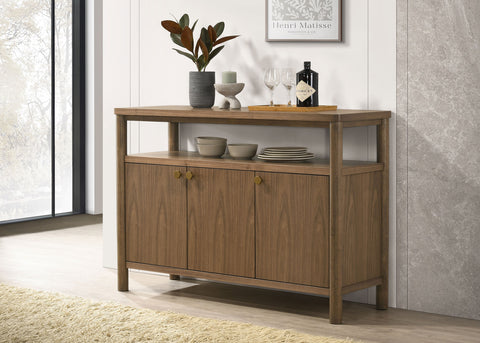 Dennis 52-inch Dining Cabinet Sideboard Buffet WalnutWalnut