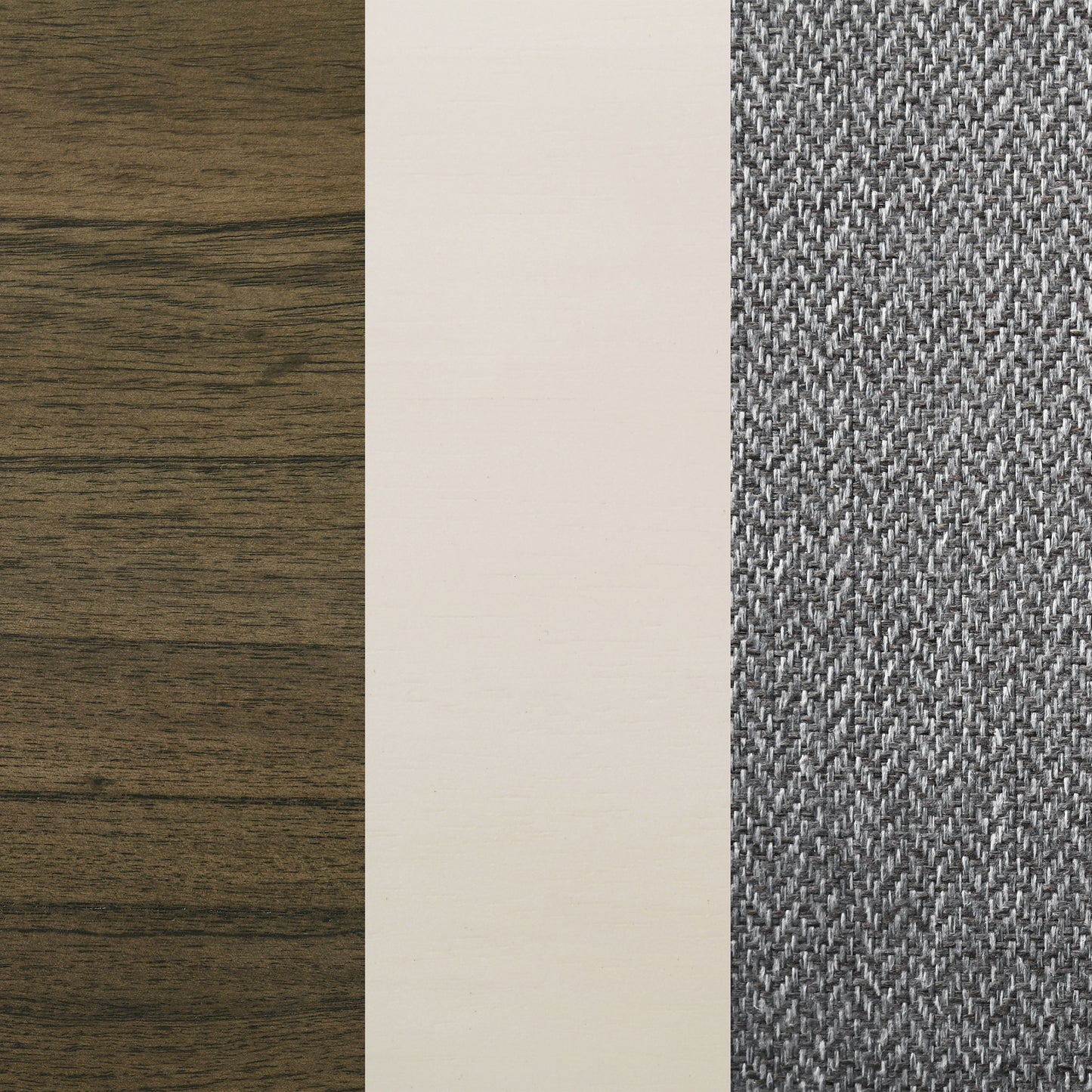 barrand 7-piece 71-inch rectangular dining set greyish browngrey / distressed white