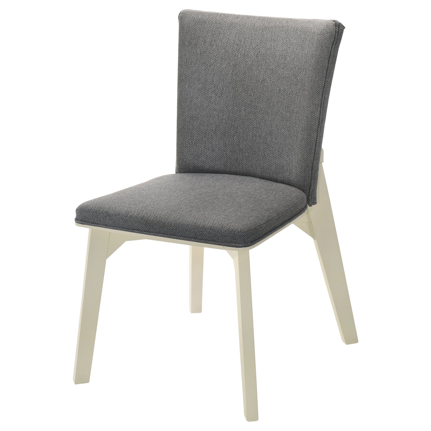 barrand upholstered dining side chair grey (set of 2)grey / distressed white