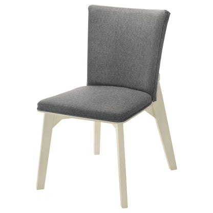 Barrand Upholstered Dining Side Chair Grey (Set of 2)Grey / Distressed White