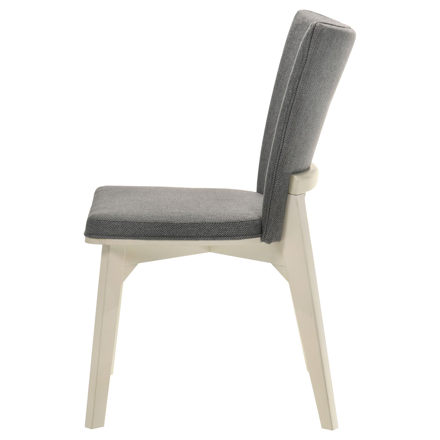 barrand upholstered dining side chair grey (set of 2)grey / distressed white