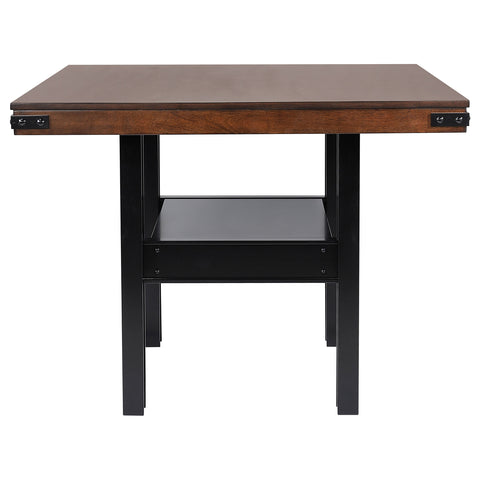 Mayfield 5-piece Counter Height Dining Set Mango OakMango Oak / Black