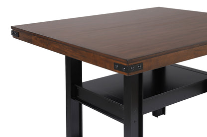 Frankie 60-inch Counter Height Dining Table Mango Oak