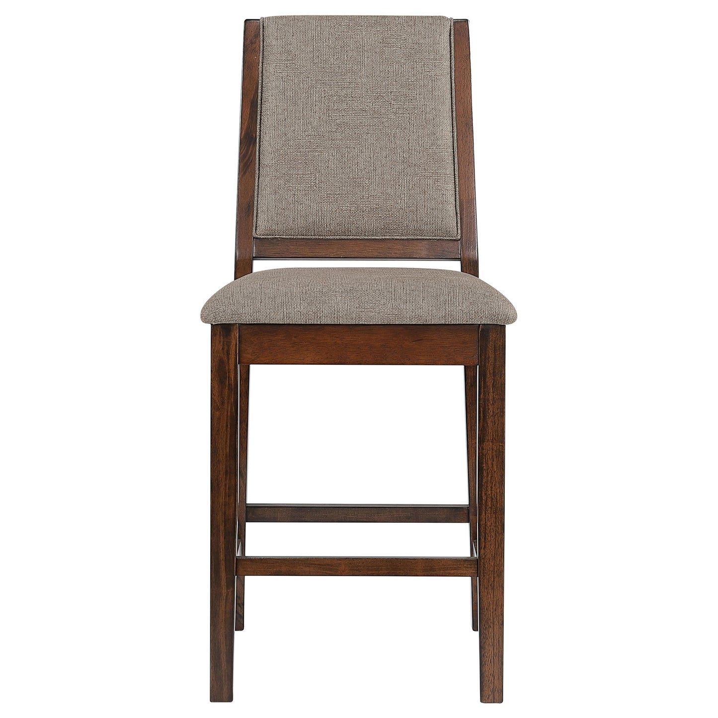 frankie upholstered counter chair mango oak (set of 2)