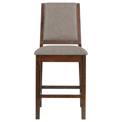 Frankie Upholstered Counter Chair Mango Oak (Set of 2)