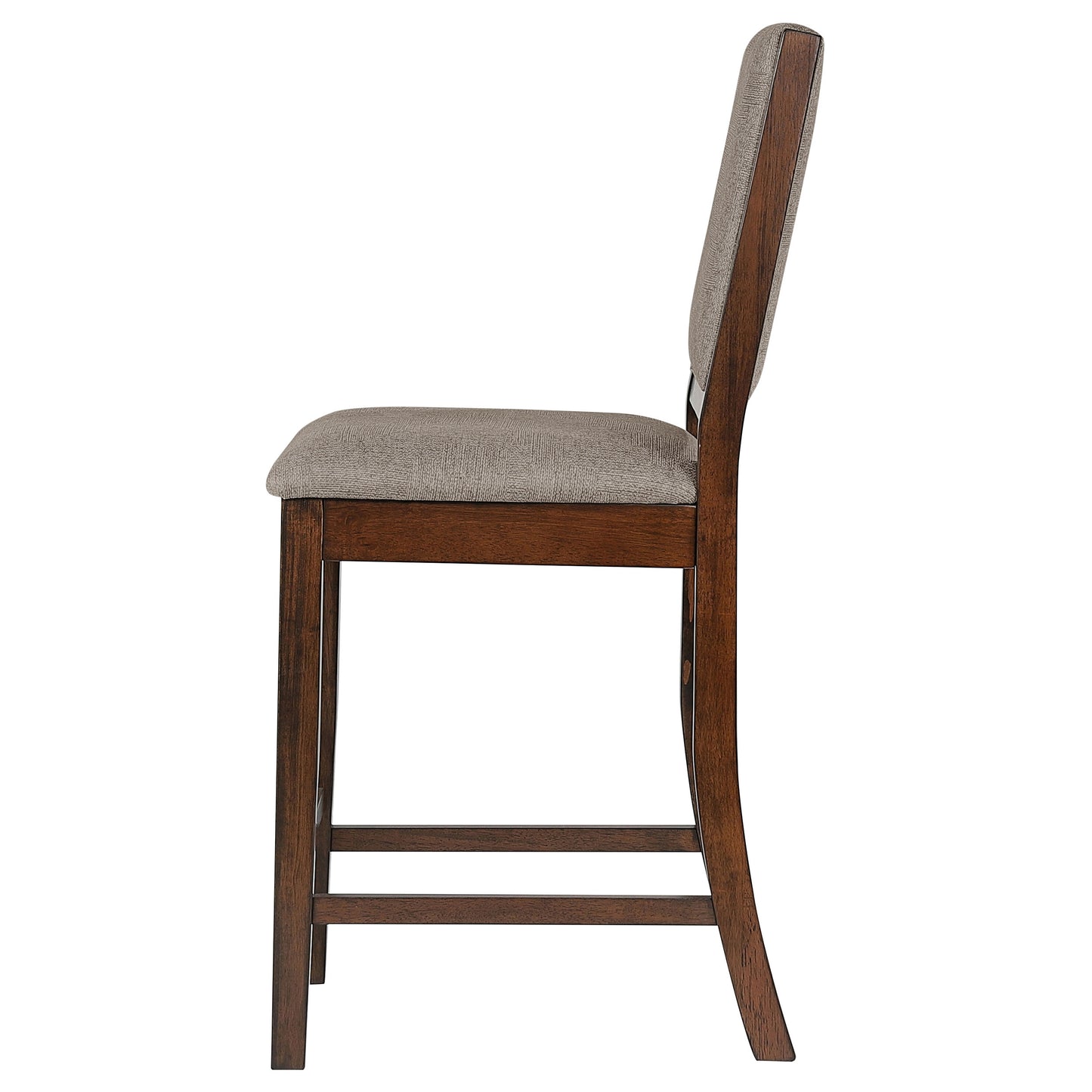 frankie upholstered counter chair mango oak (set of 2)