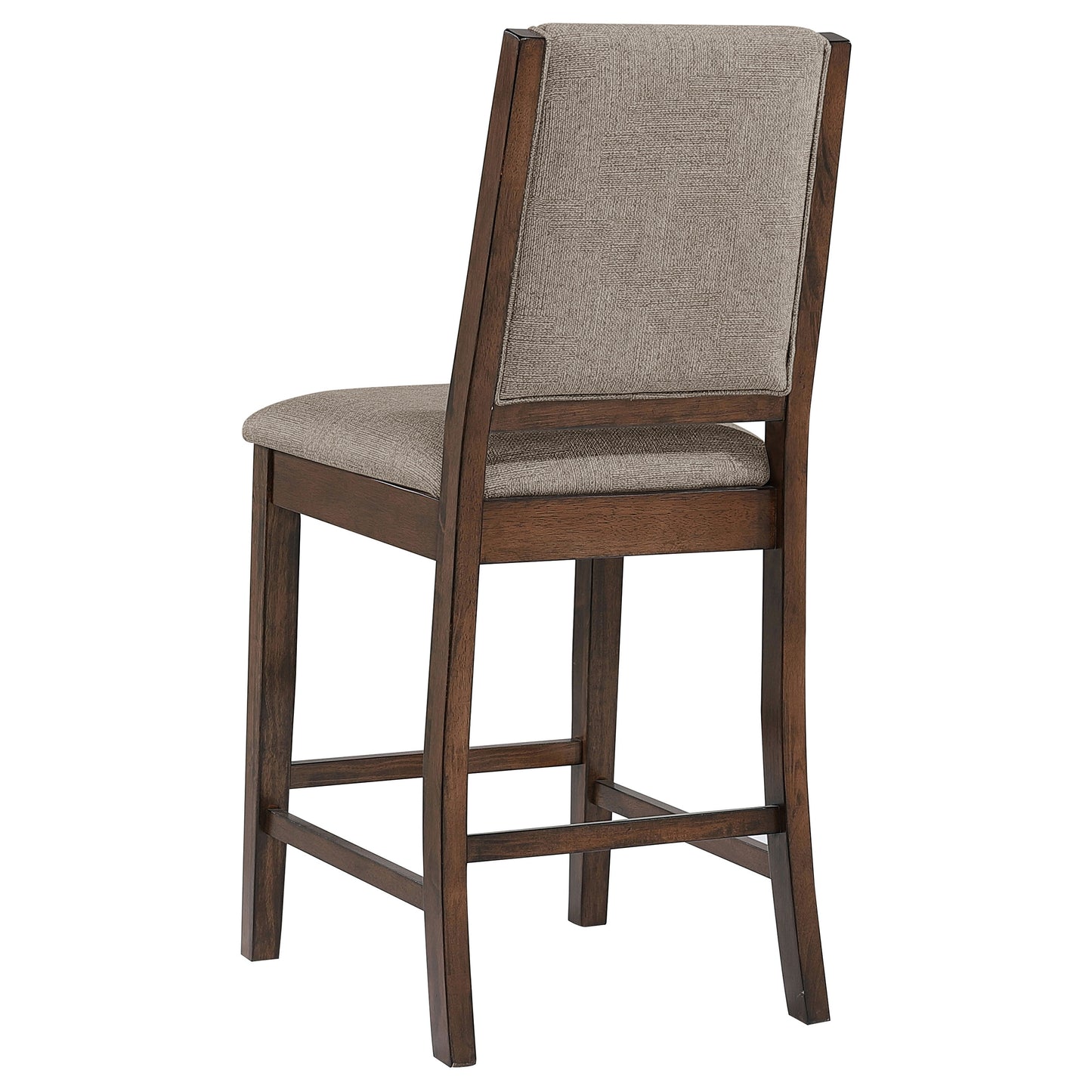 frankie upholstered counter chair mango oak (set of 2)