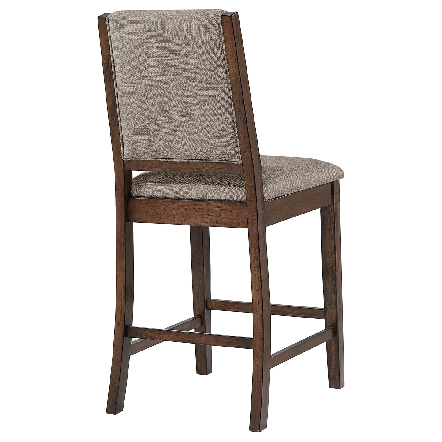 frankie upholstered counter chair mango oak (set of 2)