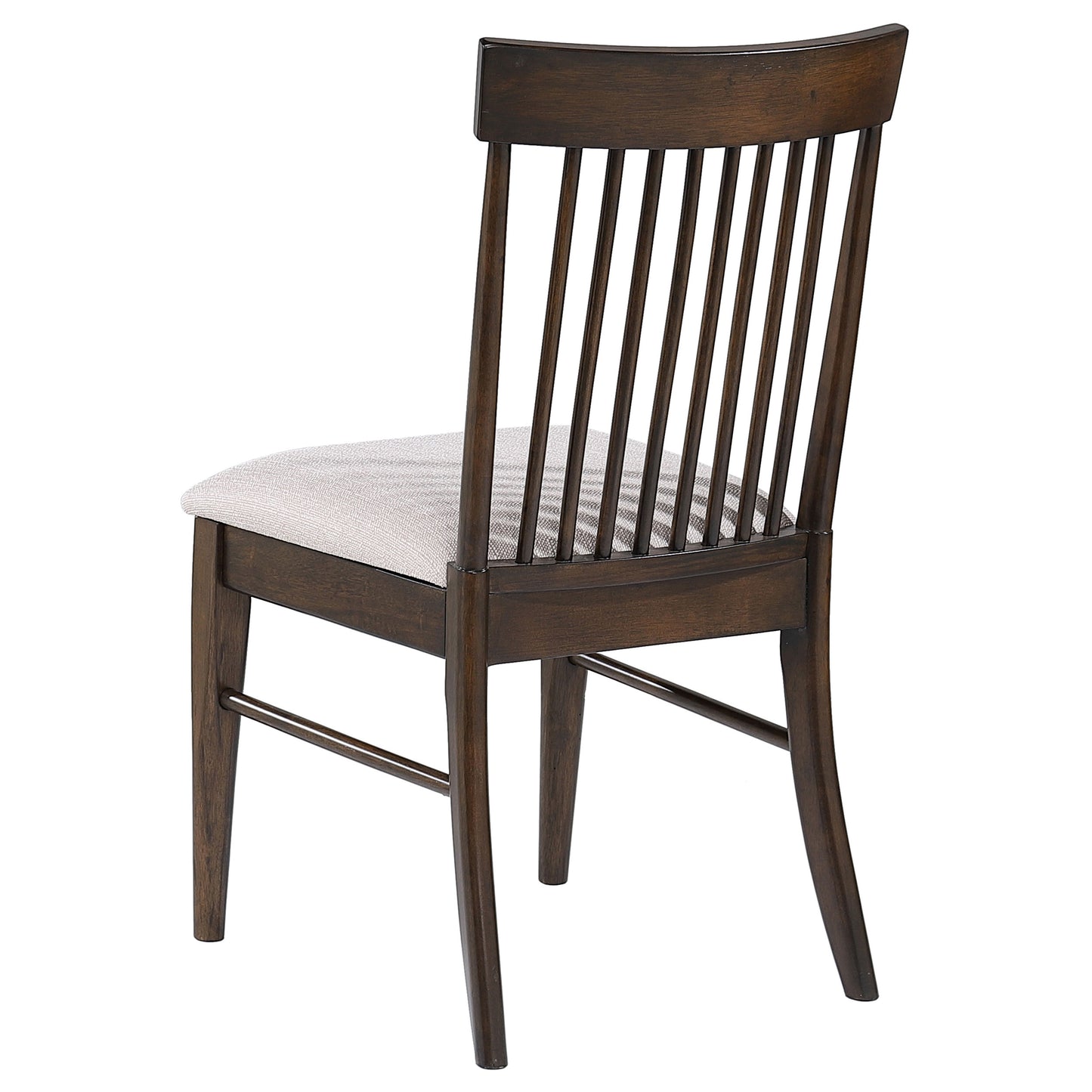 rhea wood dining side chair dark walnut (set of 2)