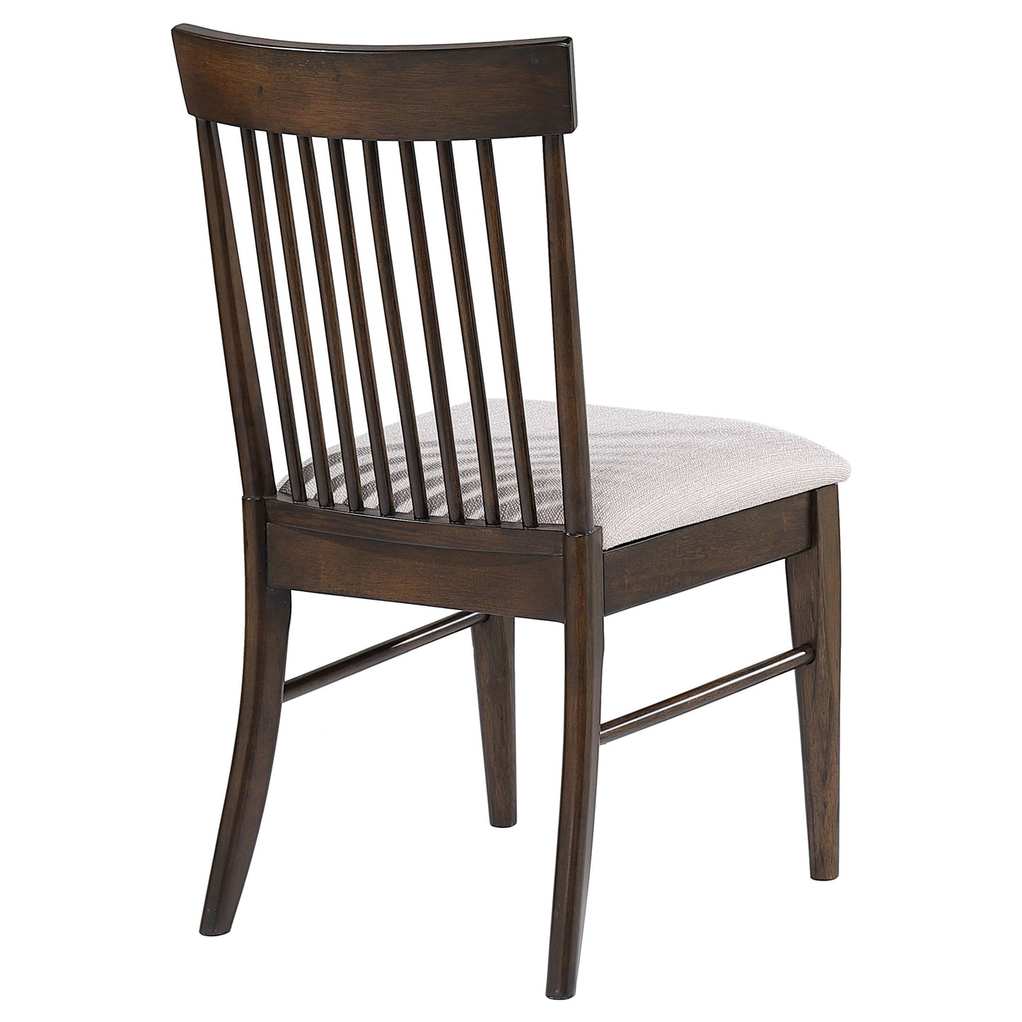 rhea wood dining side chair dark walnut (set of 2)