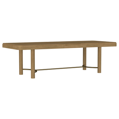 Linnea 104-inch Extension Leaf Dining Table Sand Wash
