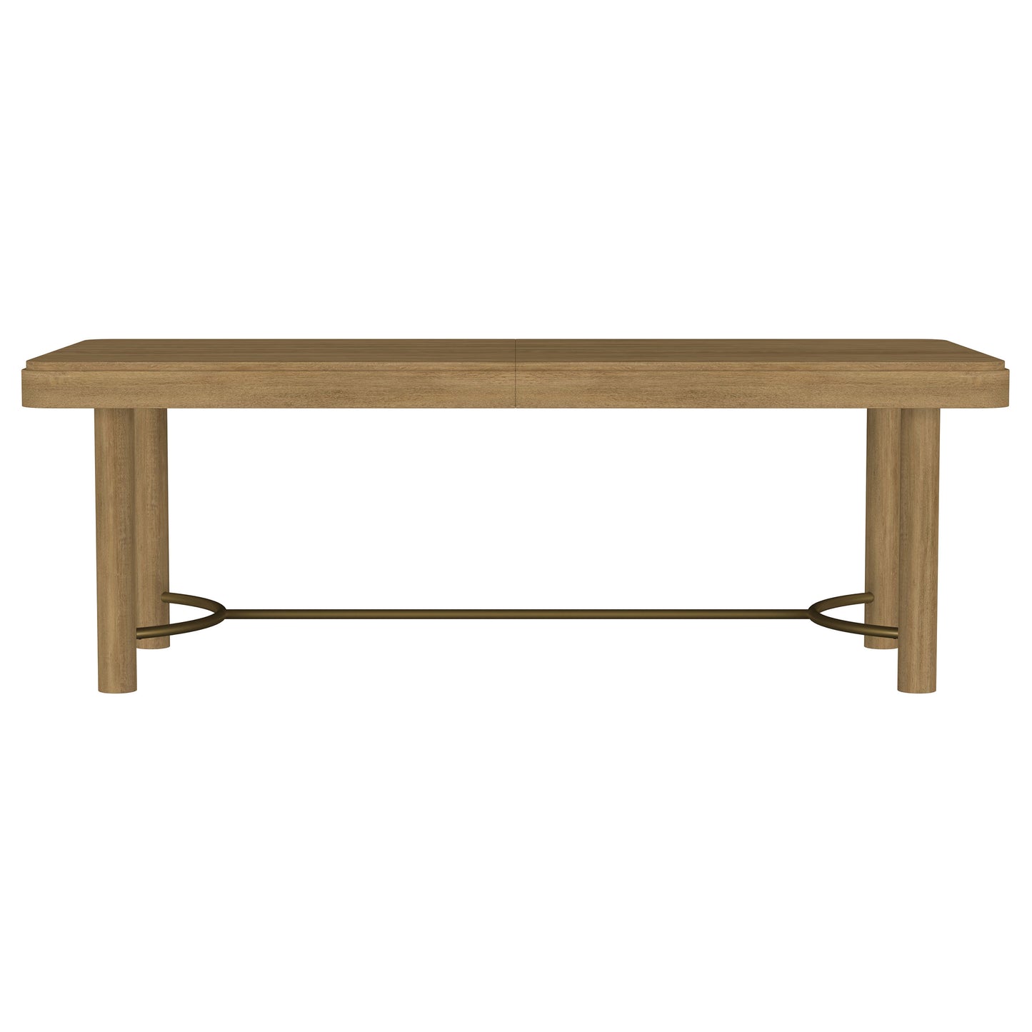 linnea 104-inch extension leaf dining table sand wash
