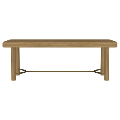 Linnea 104-inch Extension Leaf Dining Table Sand Wash