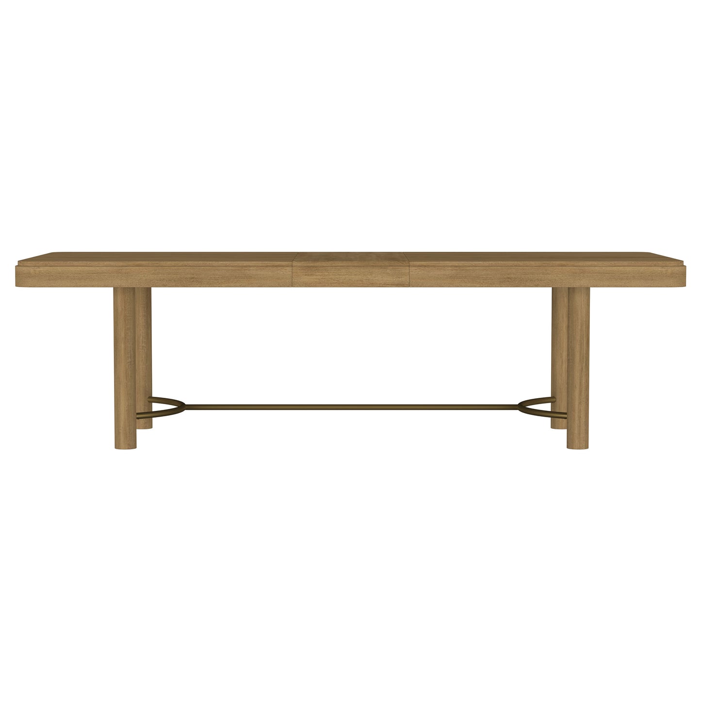 linnea 104-inch extension leaf dining table sand wash