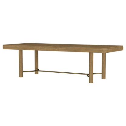 Linnea 104-inch Extension Leaf Dining Table Sand Wash